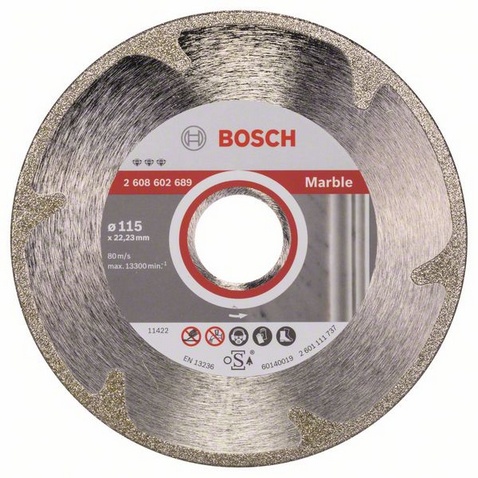 Алмазный круг 180х22 мрамор PP BOSCH 2.608.600.764