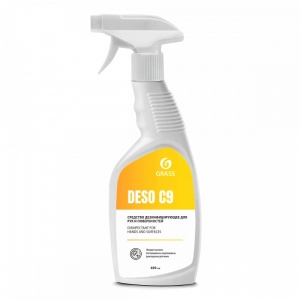 Средство для дезинфекции GraSS "Deso C9" 600мл 550023 Средство для дезинфекции GraSS "Deso C9" 600мл 550023