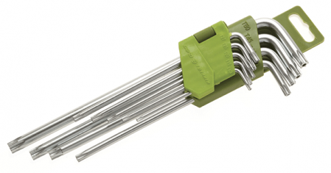 Набор ключей 9шт TORX с отв дл Набор ключей 9шт TORX с отв дл