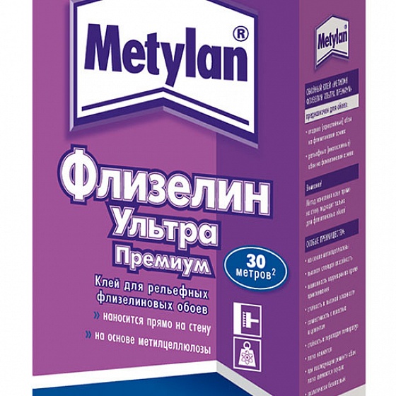 Клей обойный МЕТИЛАН Флизелин Ультра  Премиум 250г Henkel 611679