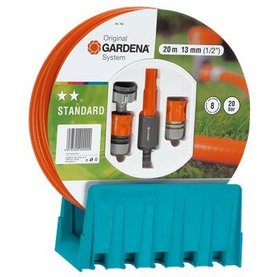 Шланг 1/2" х 20м с комплектом для полива и кронштейном Gardena 00706-20.000.00