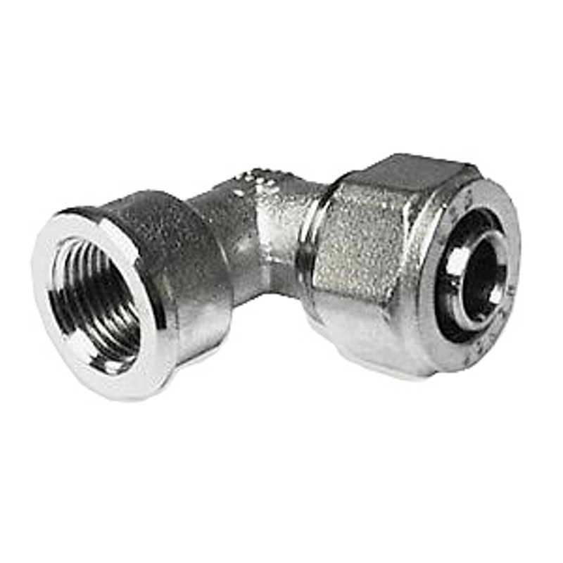 Уголок металлопластиковый 16х1/2" HENCO ВР (10/150) 6-1604