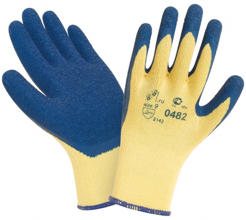 Перчатки с латексным покрытием 2Hands Comfort 0482-10 Перчатки с латексным покрытием 2Hands Comfort 0482-10