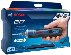 Аккумуляторная отвертка Bosch GO kit 0.601.9H2.021