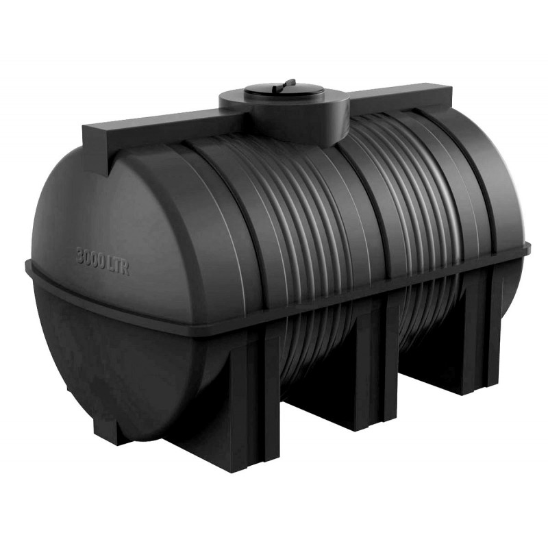 Емкость для воды 3000л цилиндрическая горизонтальная Полимер-Групп G3000 Емкость для воды 3000л цилиндрическая горизонтальная Полимер-Групп G3000