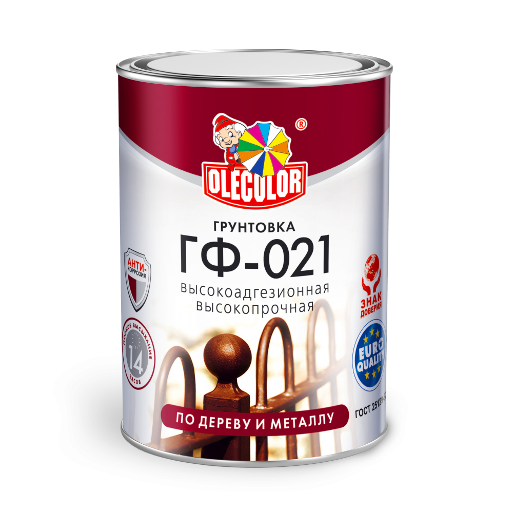 Грунтовка ГФ-021 серый 2.2кг abcFARBEN 4300003712