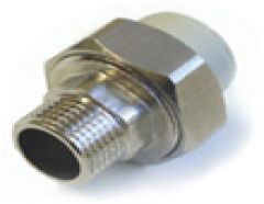 Муфта разъемная PPRC ф 20 мм x 1/2"НР (50/150) серая