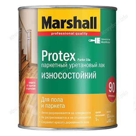 Лак паркетный "PROTEX" матовый "Marshall" 2.5 л 42455