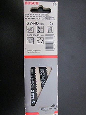 Пилка для ножовки для дерева Bosch S 744 D 2шт. 2 608 650 721