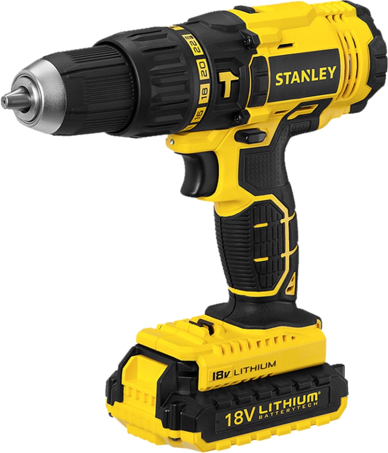 Шуруповерт аккумуляторный ударный STANLEY SCH 201 D2K-RU