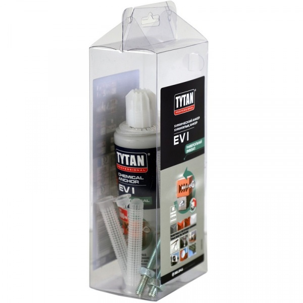 Комплект для инжекции TYTAN EV-I 165 полиэстер+ 2 шпильки и гильзы 80608