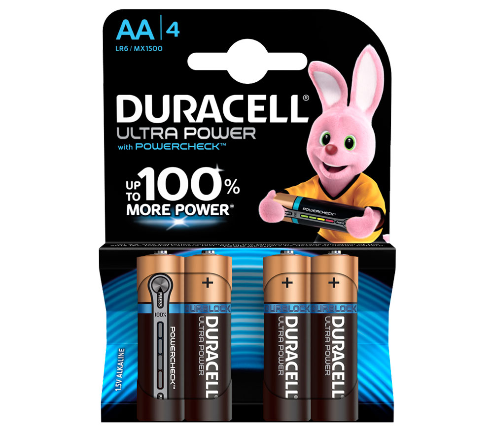 Батарейка Duracell AA LR6-4BL Ultra Power 4шт