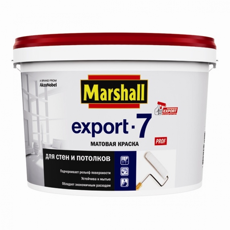 Краска В/Э "Marshall" "Export 7" bs BW 4.5л