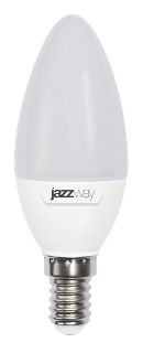 Лампа светодиодная "свеча" Jazzway Е14 7Вт 530Лм 3000К 563494