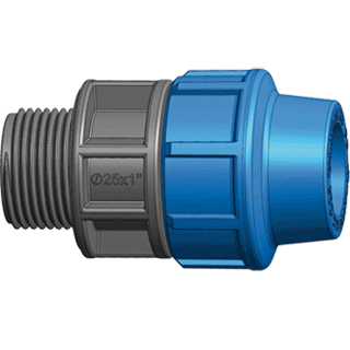 Муфта ПНД 40х1 1/4" НР (10/120) Муфта ПНД 40х1 1/4" НР (10/120)