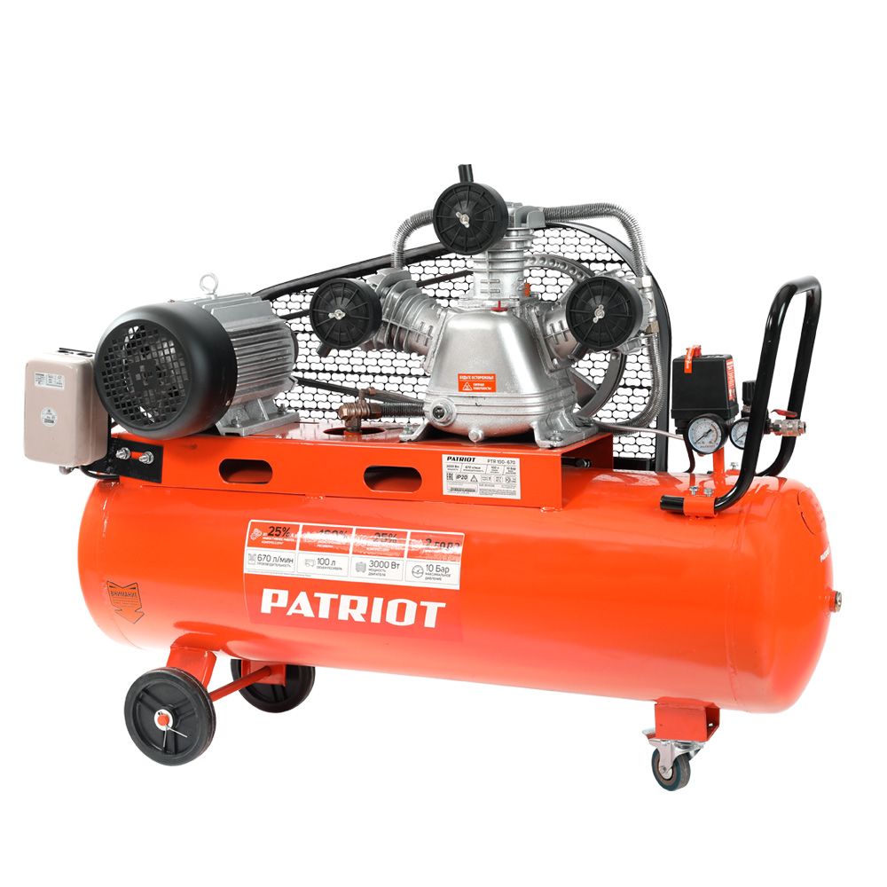 Компрессор PATRIOT POWER PTR100/670 380в