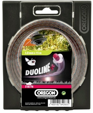 Леска Oregon для триммера ф3 15м Duoline ПЛЮС (518776) Леска Oregon для триммера ф3 15м Duoline ПЛЮС (518776)