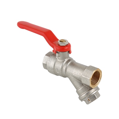 Кран шаровой 1/2" FF рукоятка с фильтром (8/96) Valtec VT.292.N.04 Кран шаровой 1/2" FF рукоятка с фильтром (8/96) Valtec VT.292.N.04