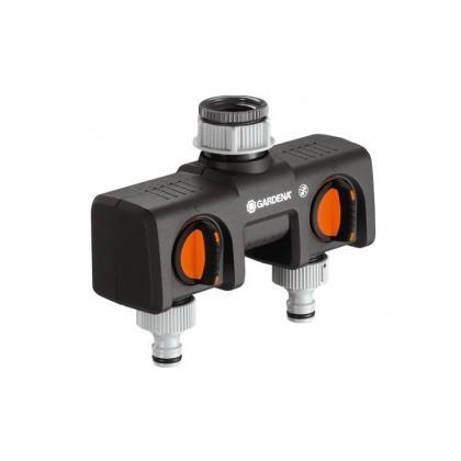 Распределитель 2-х канальный 3/4"-1" Gardena 08193-20.000.00 Распределитель 2-х канальный 3/4"-1" Gardena 08193-20.000.00
