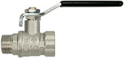 Кран шаровой 1/2" FM рукоятка сталь (20/80) Кран шаровой 1/2" FM рукоятка сталь (20/80)