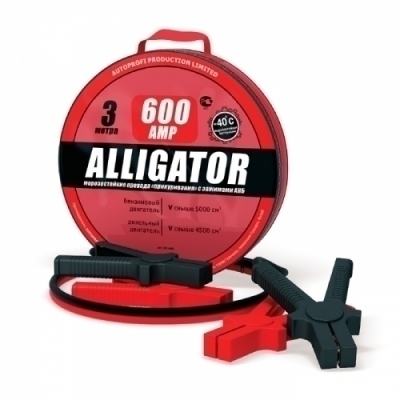 Провода прикуривания ВС-600А ALLIGATOR 3м Провода прикуривания ВС-600А ALLIGATOR 3м