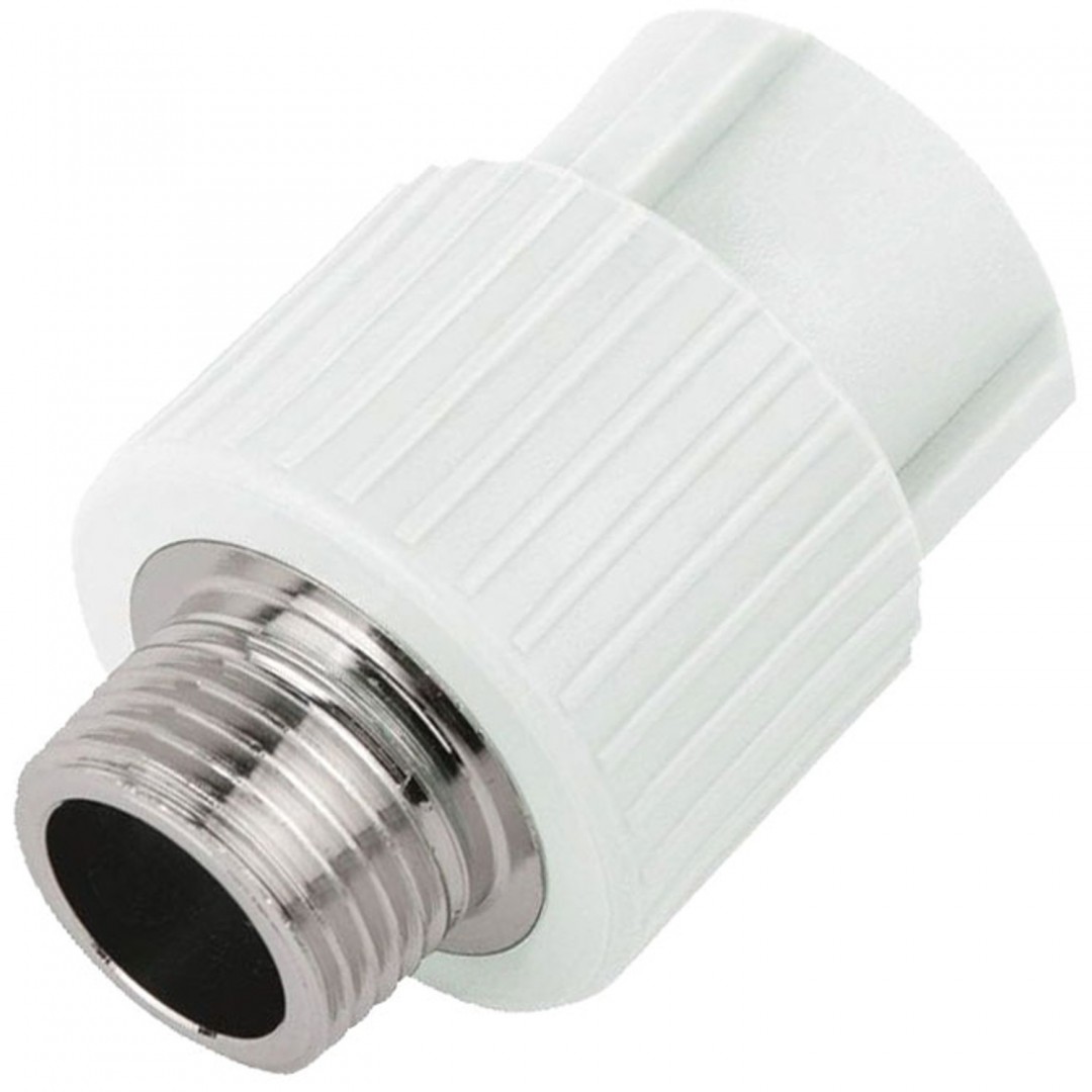 Муфта комбинированная Valfex PPR НР 20 мм х 1/2" белая 127-0238