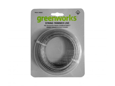 Триммерная леска Greenworks 2 мм 2926607 Триммерная леска Greenworks 2 мм 2926607