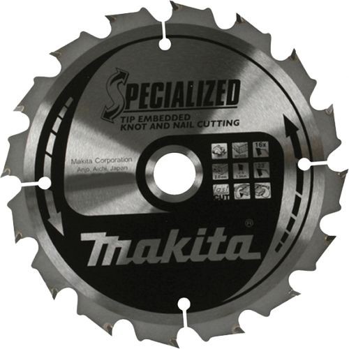 Диск пильный по дереву с гвоздями (190x30 z24) чистый рез Makita B-31289