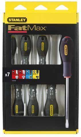 Нажмите что бы увеличить изображение Набор отверток 7пр FATMAX (Pz, Ph) STANLEY 0-65-438 фото Набор отверток 7пр FATMAX (Pz, Ph) STANLEY 0-65-438