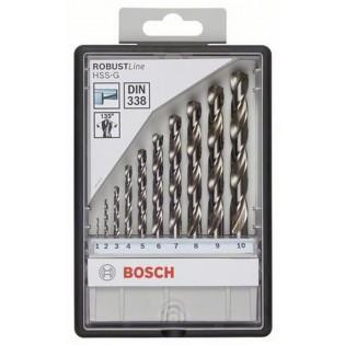 Набор сверл для металла (10 шт) HSS-G, Robust Line BOSCH 2 607 010 535 Набор сверл для металла (10 шт) HSS-G, Robust Line BOSCH 2 607 010 535