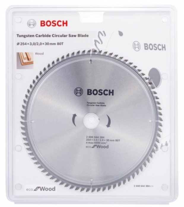 Универсальный пильный диск (254 x 30 z80) BOSCH ultimaterial Eco 2.608.644.394 Универсальный пильный диск (254 x 30 z80) BOSCH ultimaterial Eco 2.608.644.394
