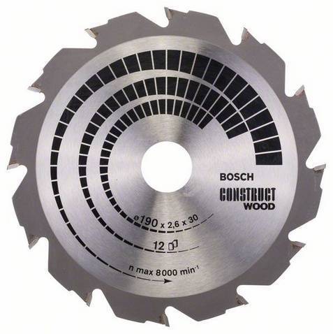Диск пильный BOSCH 190 x 30 z12 Optiline Wood 2608640633 Диск пильный BOSCH 190 x 30 z12 Optiline Wood 2608640633