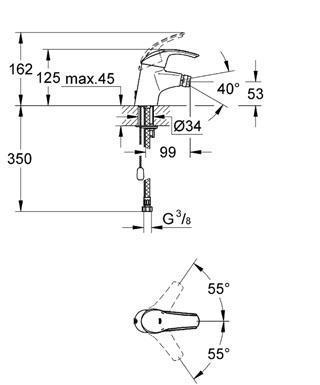 Смеситель "EUROSMART" для биде Grohe 32927001