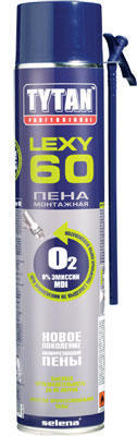 Пена монтажная Lexy 60 О2 всесезонная TYTAN 59483 Пена монтажная Lexy 60 О2 всесезонная TYTAN 59483