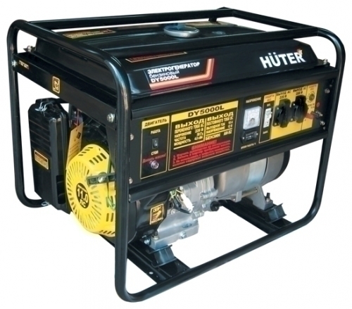 Генератор бензиновый Huter DY 5000L (64/1/5) Генератор бензиновый Huter DY 5000L (64/1/5)