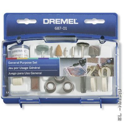 Набор оснастки Dremel (для дома) № 687 Dremel 2 615 068 7JA