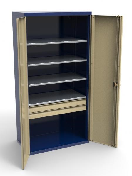 Шкаф инструментальный. 1900х950х500мм 2ящ 4полки оц Шкаф инструментальный. 1900х950х500мм 2ящ 4полки оц