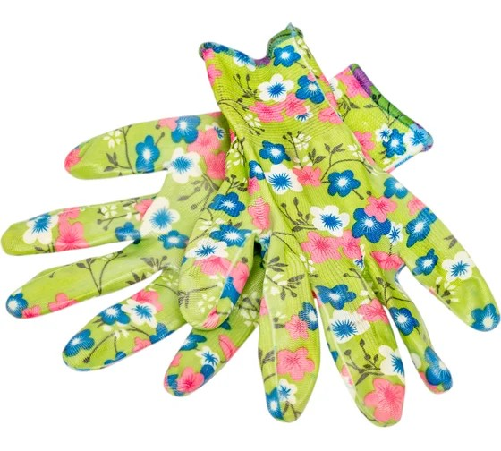 Перчатки садовые нейлон с нитриловым покрытием GM1014-Bellis-9 Hortus Be