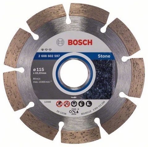 Алмазный круг 115х22 камень Pf Stone BOSCH 2.608.602.597