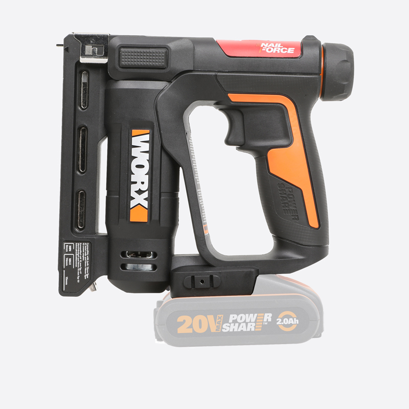 Степлер аккумуляторный WORX WX843, 20В, Solo, коробка WX843.9