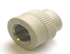 Муфта комбинированная PPRC ф 32 мм x 11/4" ВР (20/60) белая Муфта комбинированная PPRC ф 32 мм x 11/4" ВР (20/60) белая