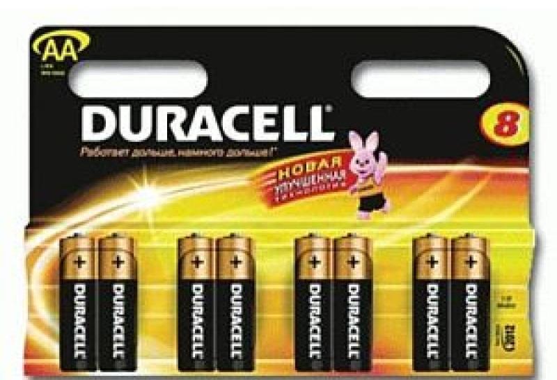 Батарейка AAA MN2400 К8 8шт Duracell 81422470