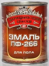 Эмаль ПФ-266 "Царицынские краски" красно-кор 0.8кг