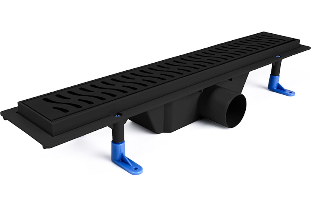 Желоб водоотводящий L500 мм Styron Harmony черный (STY-H-50-FF) Желоб водоотводящий L500 мм Styron Harmony черный (STY-H-50-FF)