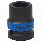 Головка торцевая KING TONY 1/2 17 мм ударная 453517М
