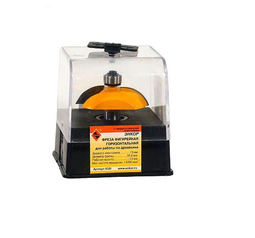 Фреза фигирейная горизонтальная ф50,8 x 13 мм хвостовик 12 мм Энкор 9320