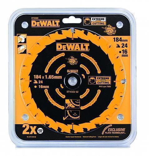 Диск пильный по дереву (184x16 z24) Extreme DeWalt DT10302-QZ Диск пильный по дереву (184x16 z24) Extreme DeWalt DT10302-QZ