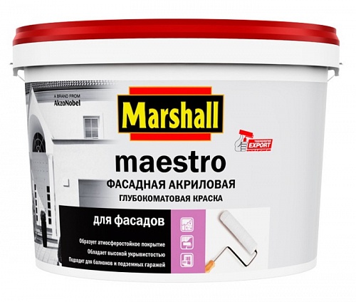 Краска В/Э-ФАС "Marshall" "Maestro" bs BW 1л