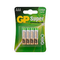 Батарейка GP ААА Super Alkaline LR03 BP5 5*1