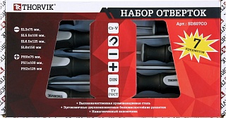 Набор отверток 7 предметов  THORVIK SDS07CO (052293)